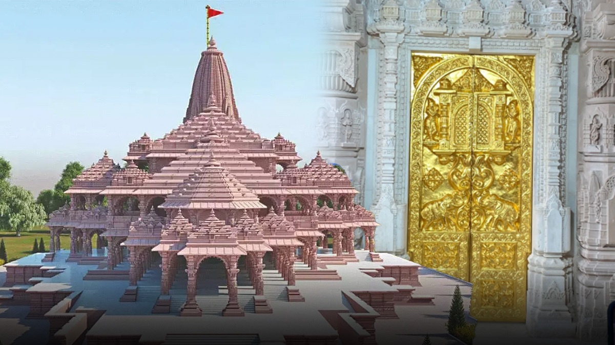 Big News: Ayodhya’s Ram Mandir Got a Fancy ‘Golden Gate’ Before the Jan 22 Event